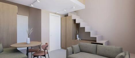 Deluxe Studio, City View | Desk, laptop workspace, free WiFi, bed sheets