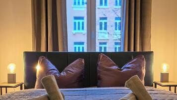 2 chambres, bureau, lit parapluie, Wi-Fi gratuit