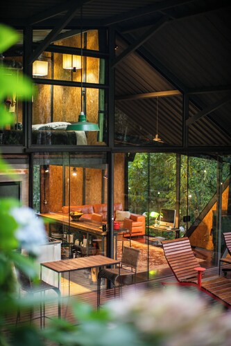 Chale de Vidro nas montanhas