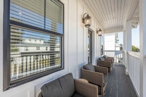 House, Multiple Beds, Patio, Garden View (Beach to Bay Tranquility ) | Property grounds - Beach to Bay 3BR Retreat - Cowboy Pool & Golf Cart (Miramar Beach)