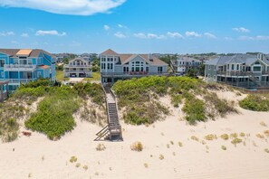 Exterior - Oceanfront home in Corolla NC just steps from the beach! (Corolla)