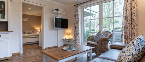 2 Schlafzimmer, Reisekinderbett, kostenloses WLAN