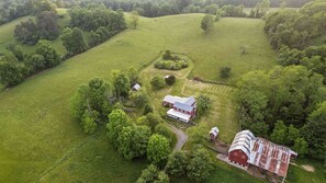 Exterior - Spacious Rural Farmhouse Getaway with Peaceful Views (Williamsville)