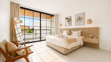 Superior-Villa, Balkon, Gartenblick | 3 Schlafzimmer, Bügeleisen/Bügelbrett, kostenloses WLAN