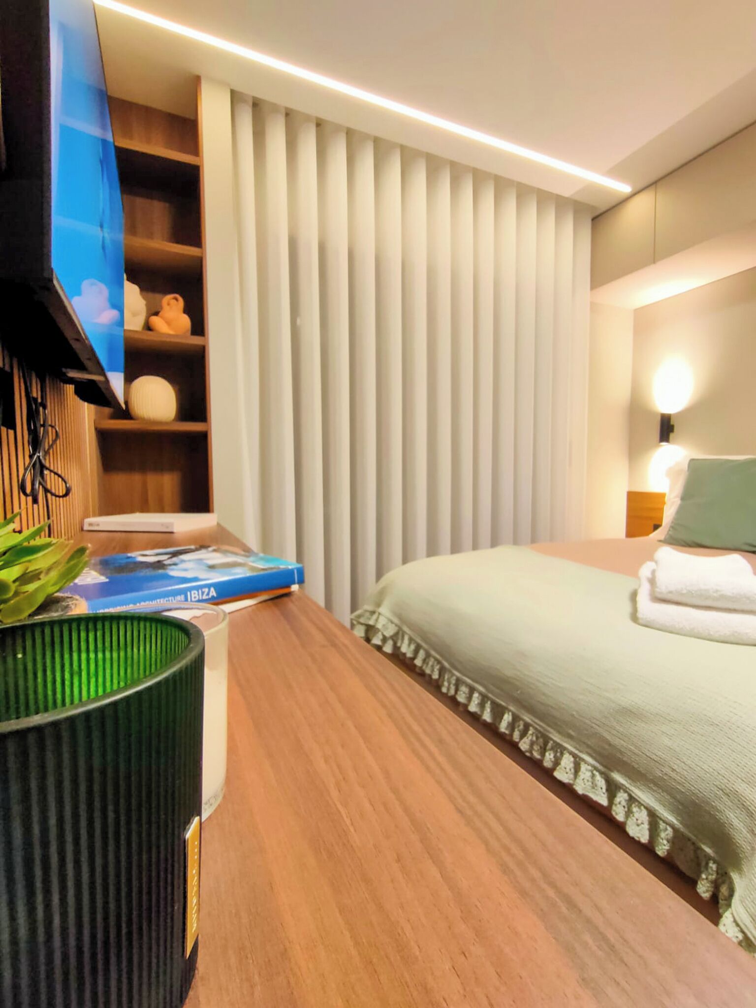 Wifi gratis y ropa de cama
