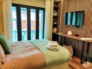 Wifi gratis y ropa de cama