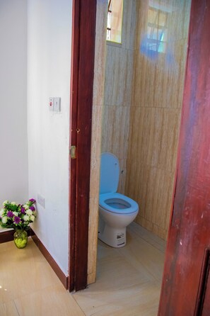 Towels, soap, toilet paper