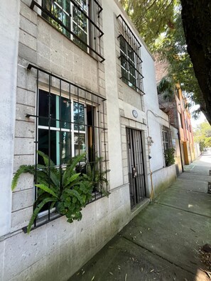 Façade de l’hébergement