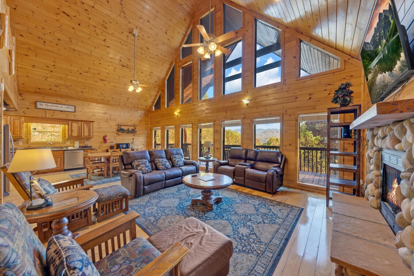 Hillbilly Hilton | 3-story Log Cabin W/ Game Room & Decks - Gatlinburg, TN