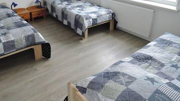 House | 2 bedrooms, individually furnished, bed sheets