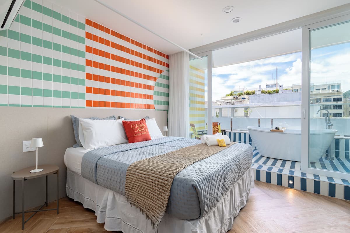 Superior Apartment, Balcony, Partial Sea View | Desk, laptop workspace, free WiFi