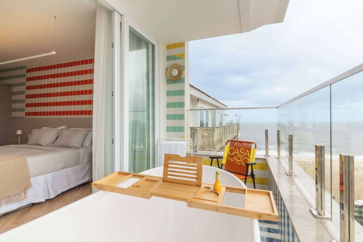 Premium Apartment, Balcony, Sea View | Terrace/patio
