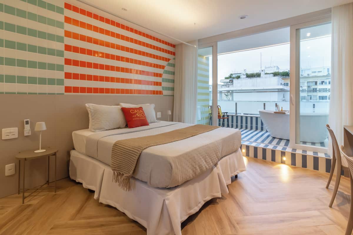 Superior Apartment, Balcony, Partial Sea View | Desk, laptop workspace, free WiFi