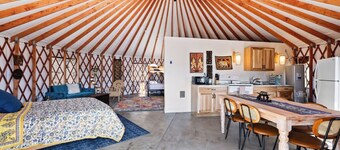Lava Hot Springs Themed Yurts! Now with AC!