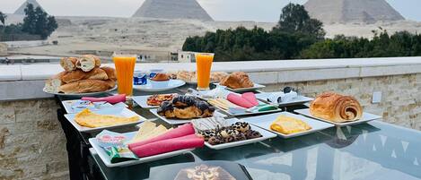 Dagelijks continentaal ontbijt inbegrepen