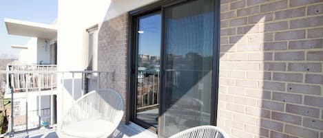 Appartement, uitzicht op de stad | Balkon