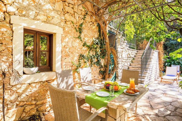 Villa (2 Bedrooms) | Exterior - Stone Cottage (Corfu)