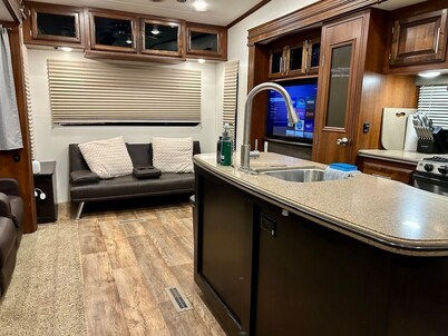 Private RV Retreat with Fast Wi-Fi + Workspace