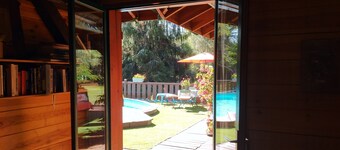 La Maison "Toutembois" and its swimming pool terrace in the heart of nature, 4 bedrooms, 8/10 pers.