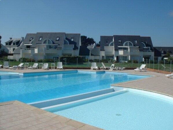 Una piscina riscaldata
