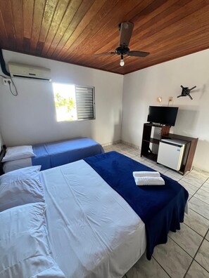 Standard Room | Premium bedding, free WiFi, bed sheets - Pousada Orla Do Sol (Prado)