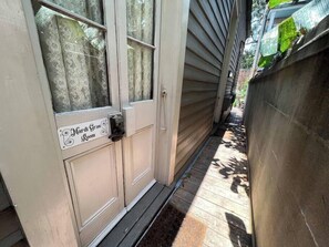 Exterior detail - Carnival Royalty at Historic Guest House (New Orleans)