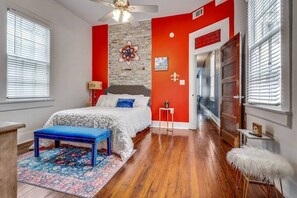 2 bedrooms, iron/ironing board, travel crib, WiFi