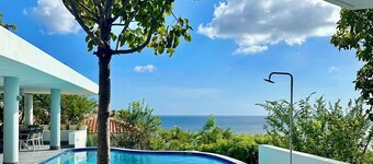 NEW 270 Ocean View Villa-5 bedrooms,4 baths,Full AC-Pool-4 Min. Walk to Beach.