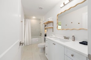 Shower, hair dryer