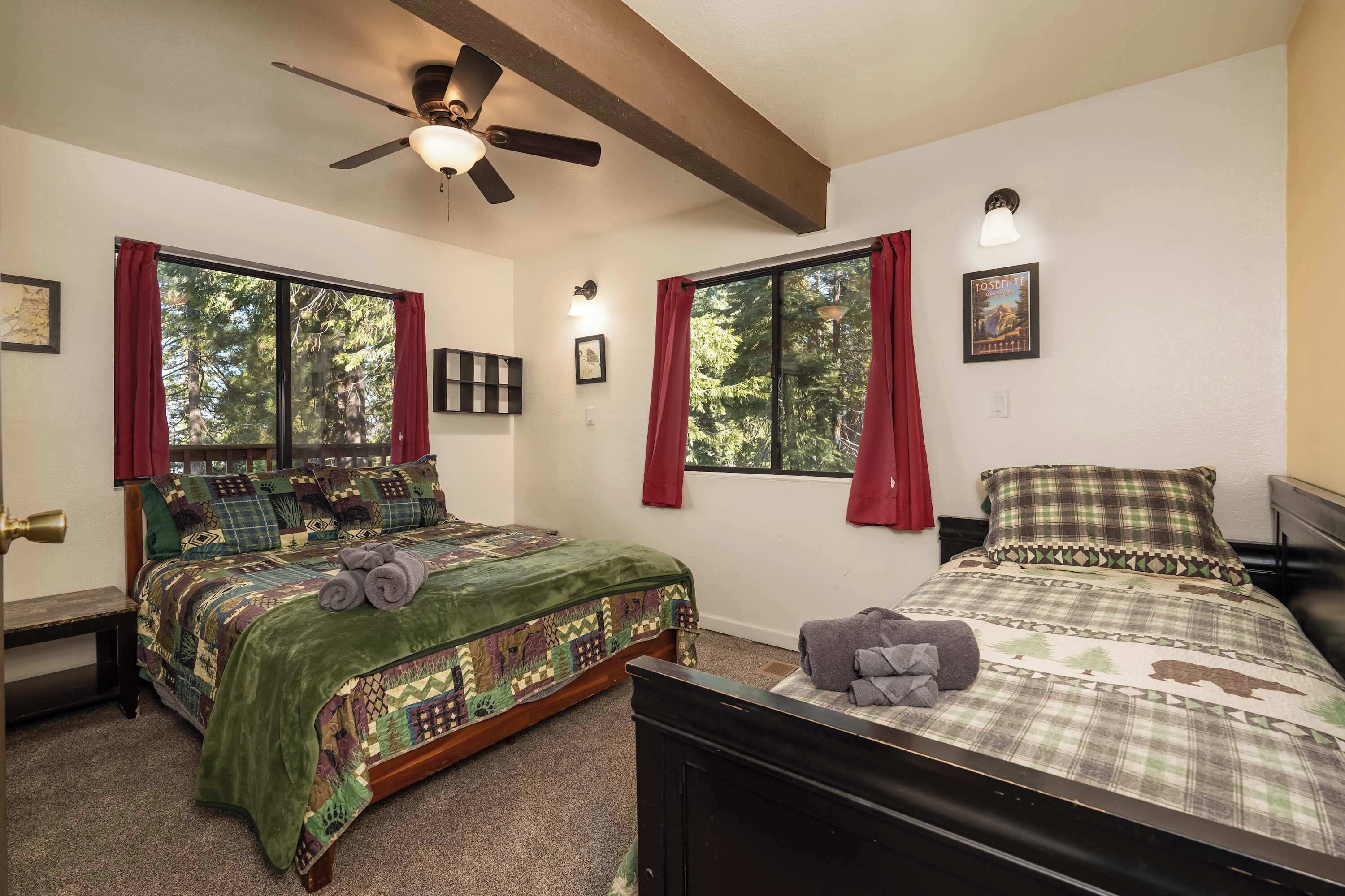 3 habitaciones, wifi y ropa de cama 