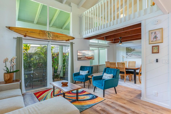 Condo, Multiple Beds, Patio, Garden View | Living area | TV