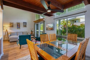 Appart'hôtel, plusieurs lits, patio, vue jardin | Intérieur