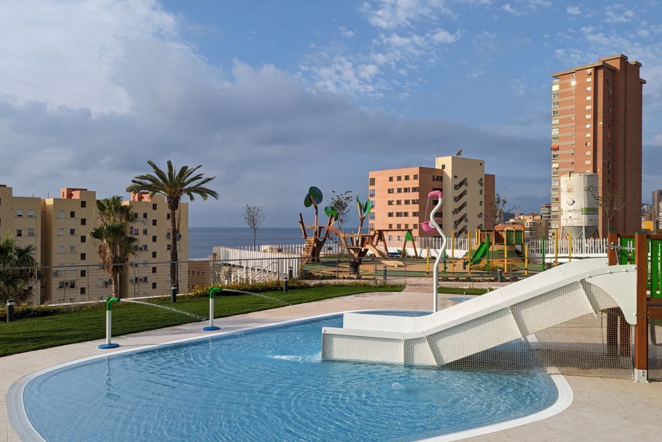 Una piscina climatizada