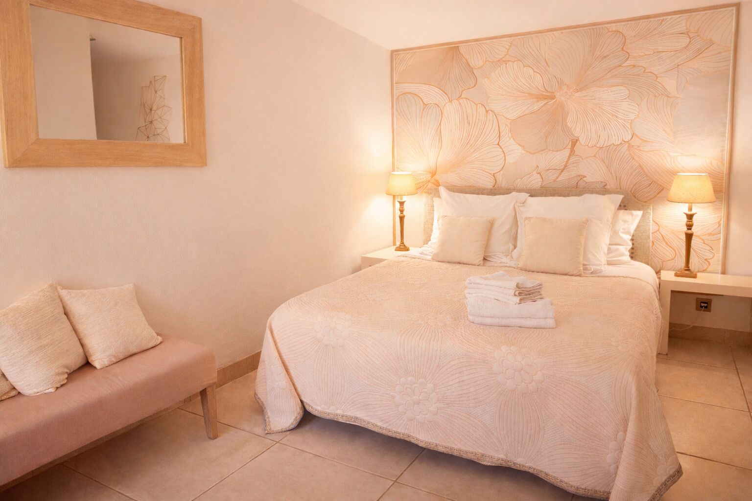 2 多间卧室、WiFi、床单