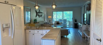 Stunning 2 bedroom, 2 balcony condo on golf course with tennis and pickleball