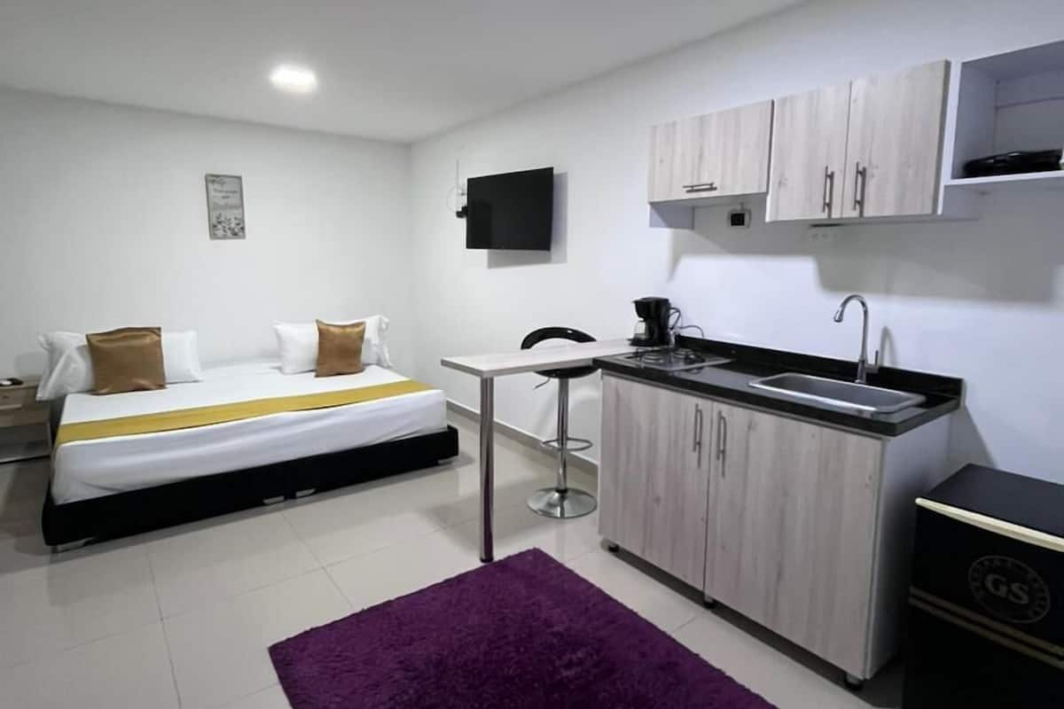 Studiosuite – deluxe, privat bad | Strykejern/-brett og wi-fi (inkludert)