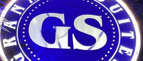 Front of property – evening/night