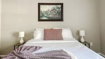 Desk, iron/ironing board, free WiFi, bed sheets