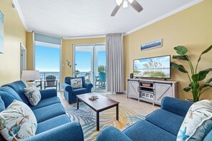 Smart TV - Oceanfront, Beachside Pool | Palacio 102 | My Beach Getaways (Pensacola)