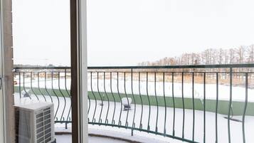 Semi Double Twin Room, Non Smoking | Balcony view