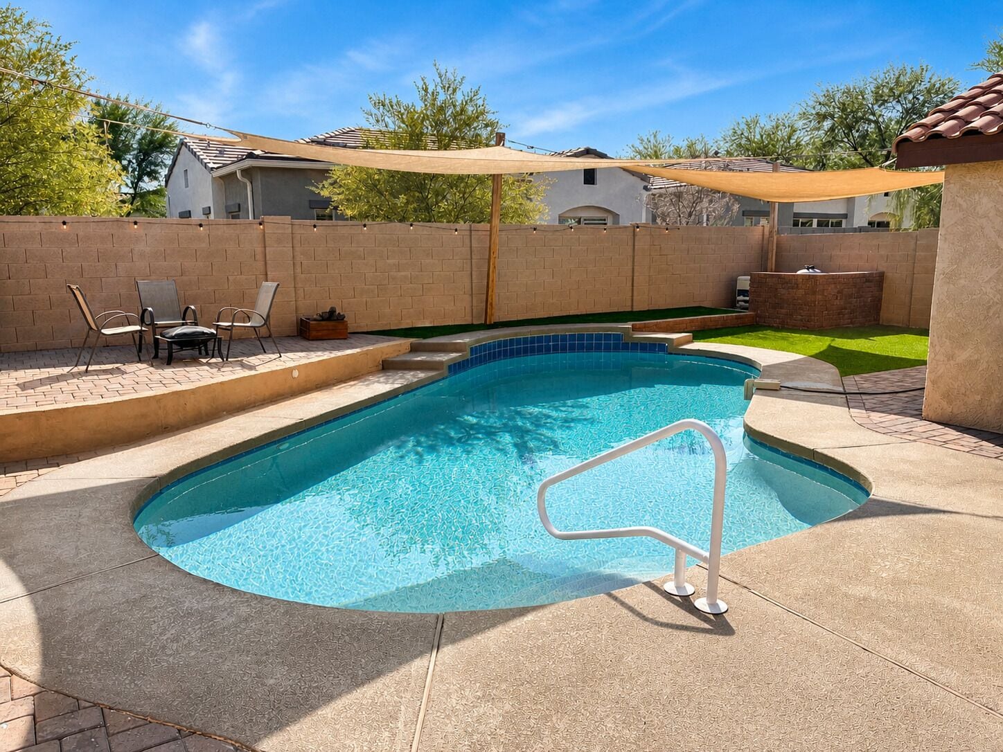 Beheizter Pool