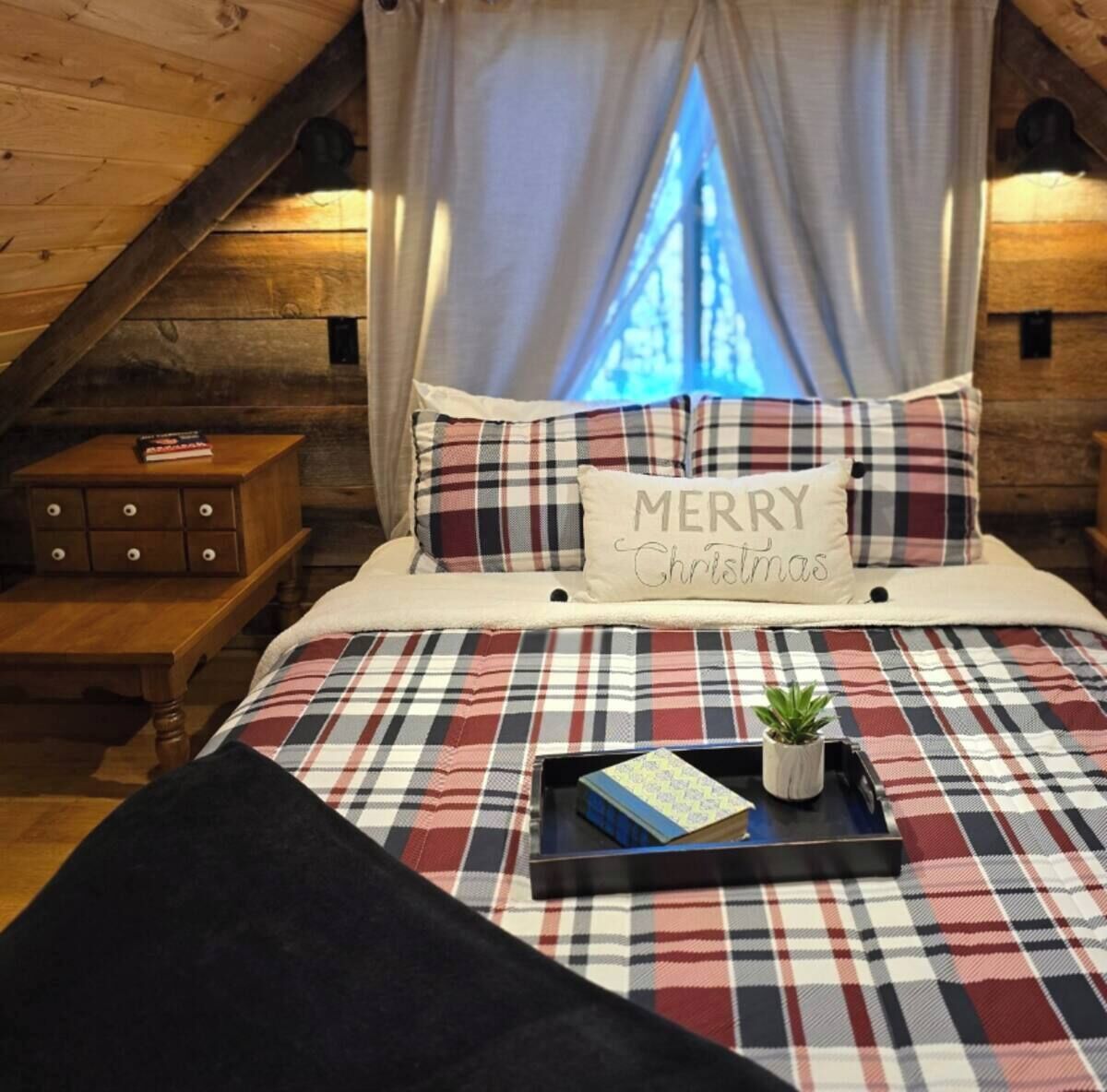 1 bedroom, desk, iron/ironing board, travel crib