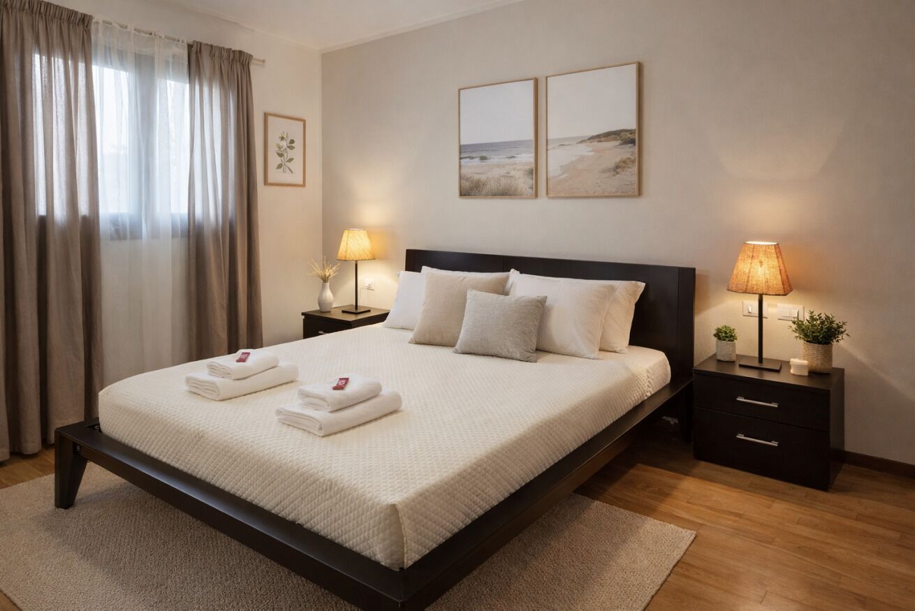 1 bedroom, iron/ironing board, travel crib, free WiFi