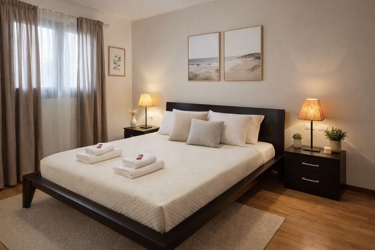 1 bedroom, iron/ironing board, travel cot, free WiFi