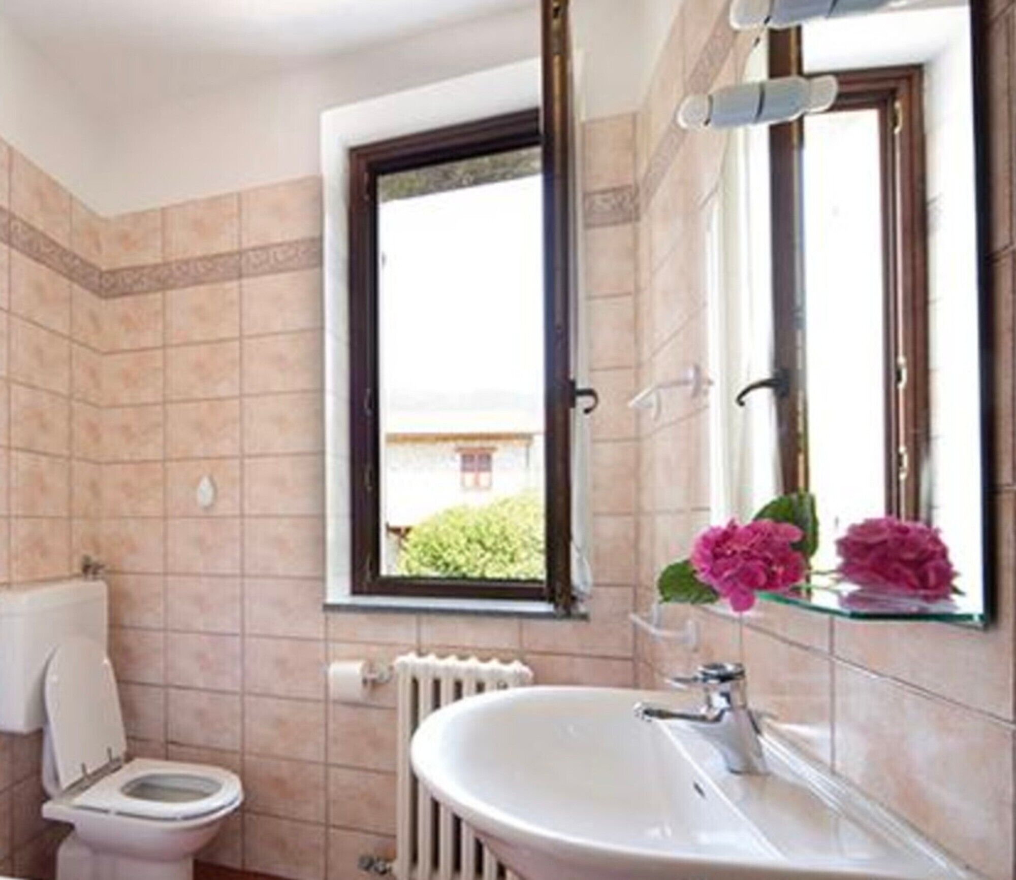 Ducha, secador de pelo y toallas