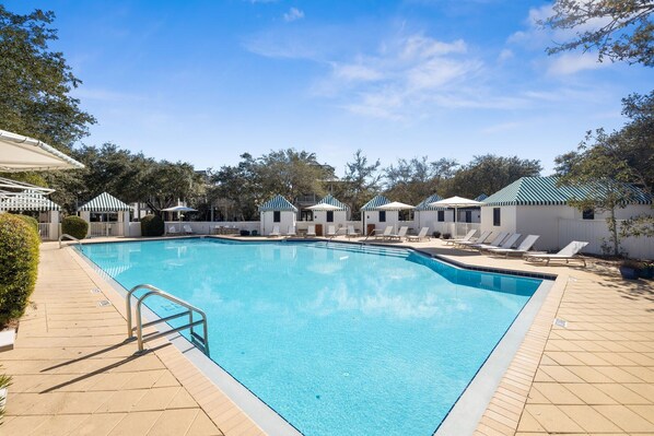 Indoor pool, a heated pool