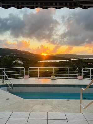 Pool - Sea Horse Villa at Shoy's Estates: A Tropical Paradise with Breathtaking Views (Christiansted)