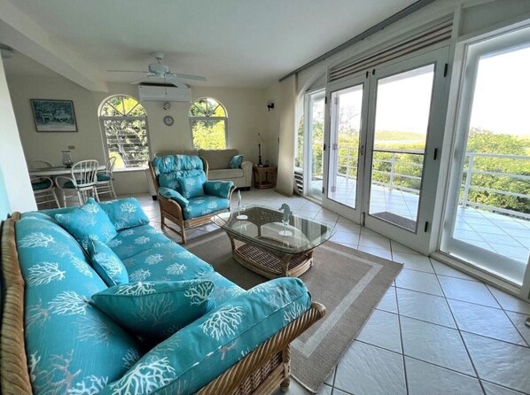 Smart TV - Sea Horse Villa at Shoy's Estates: A Tropical Paradise with Breathtaking Views (Christiansted)