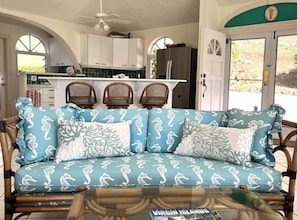 Smart TV - Sea Horse Villa at Shoy's Estates: A Tropical Paradise with Breathtaking Views (Christiansted)