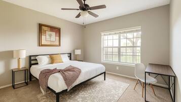 Desk, iron/ironing board, free WiFi, bed sheets